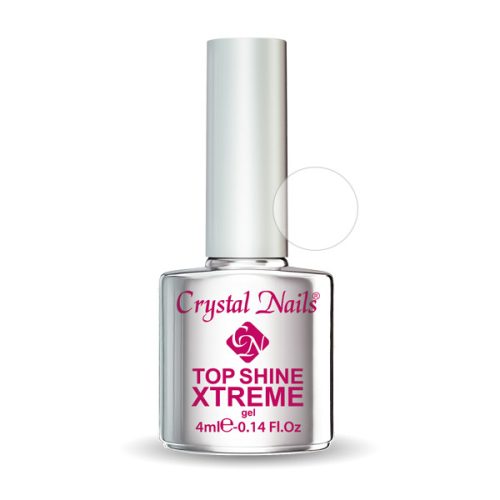 Crystal Nails Xtreme Top Shine átlátszó fényzselé (Clear) - 4ml
