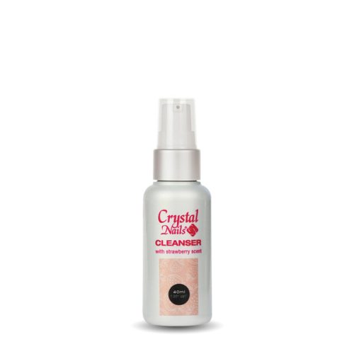Crystal Nails Illatosított Cleanser fixáló folyadék - Eper (40 ml)