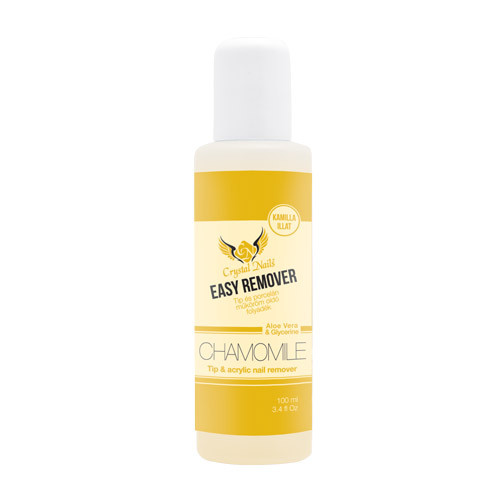 Illatos Crystal Nails tip-, porcelán és CrystaLac oldó- 100ml kamillás