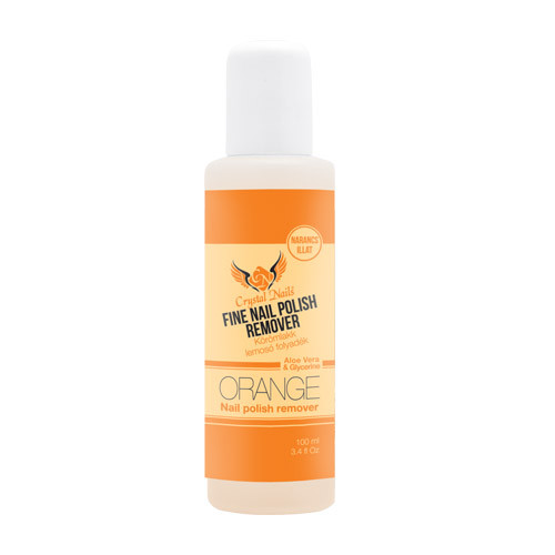 Crystal Nails illatos körömlakk lemosó 100ml - narancs