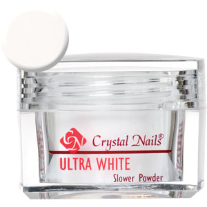 Crystal Nails Slower-Ultra White 40ml (28g)