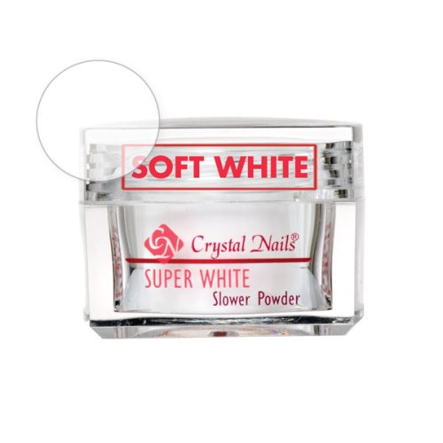 Crystal Nails Slower-Soft White 40ml (28g)