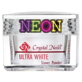 Crystal Nails Slower-Neon White 140ml (100g)