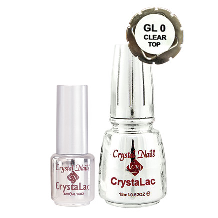 Crystal Nails GL0 Clear/TOP CrystaLac 4ml
