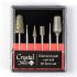 Crystal Nails Pedikűr gyémánt frézer fej - Hat darabos készlet