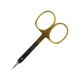 Crystal Nails Golden scissors - Arany színű bőrvágó olló