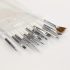 Crystal Nails Big Brush Set - 12 darabos Nail Art ecset készlet
