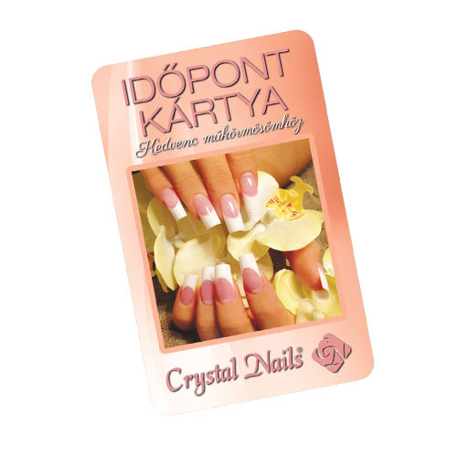 Crystal Nails időpontkártya - #7