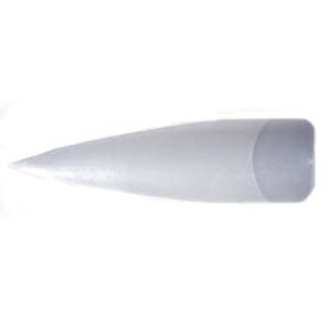 Crystal Nails Bemutató stiletto tip - matt fehér 50db