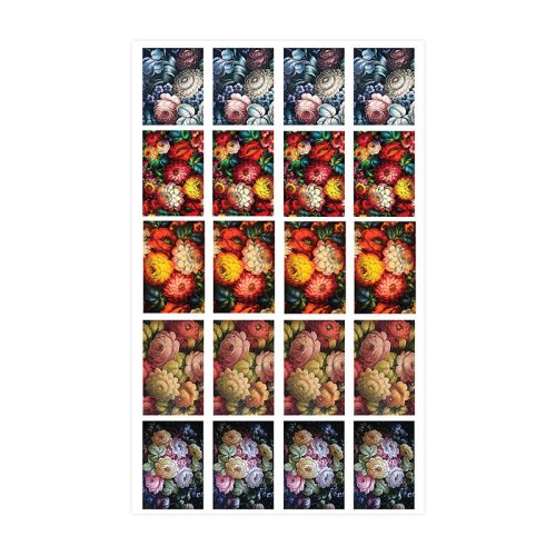 Crystal Nails Baroque Stickers - Zhostovo