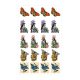 Crystal Nails Baroque Stickers - Birds & Butterflies