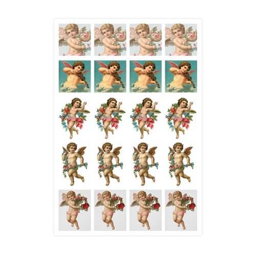 Crystal Nails Baroque Stickers - Angel