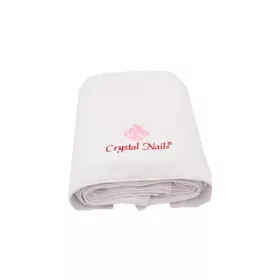 Crystal Nails Fehér pamut törölköző varrott logóval