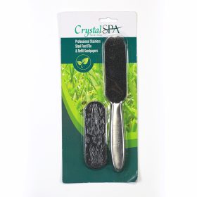 Crystal Nails SPA sarokreszelő - rozsdamentes acélból