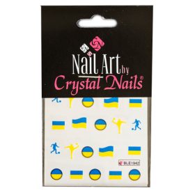 Crystal Nails köröm matrica - (BLE1942)