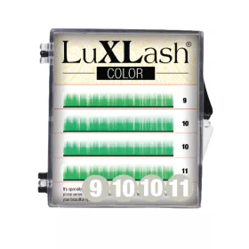 LuXLash Color Lash Green C/0.15 (9,10,11)