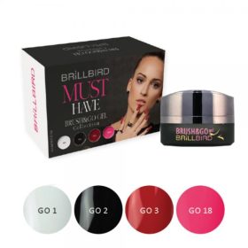   Új MUST HAVE - kötelező BrillBird Brush&Go színes zselé alapkészlet TF
