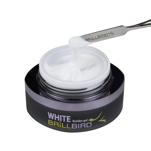 BrillBird WHITE BUILDER GEL – Fehér MŰKÖRÖM ÉPÍTŐ zselé 5ml