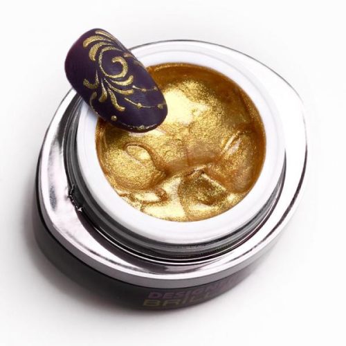 BrillBird Designer Gel 4 - Arany festőzselé (gold) 4,5ML