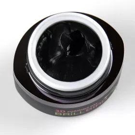   BrillBird 3D Forming gel 2 (black) fekete gyurmazselé - 3ml TF