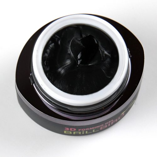 BrillBird 3D Forming gel 2 (black) fekete gyurmazselé - 3ml