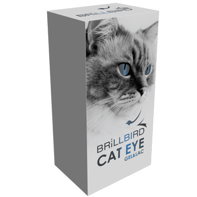 BrillBird CAT EYE Gél Lakk - Macskaszem effekt - Sky 5ml