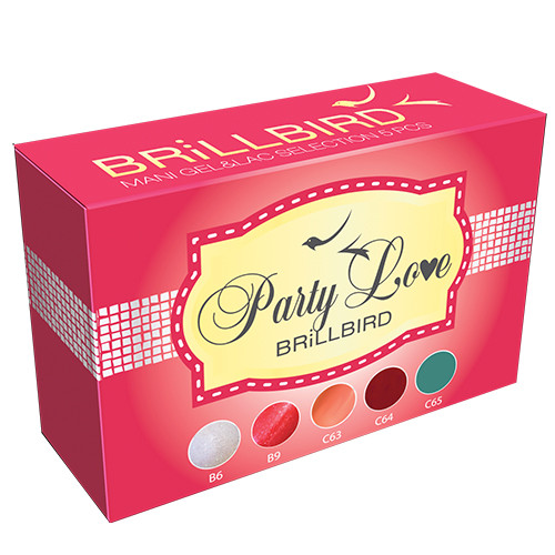 BrillBird PARTY LOVE GEL&LAC KÉSZLET