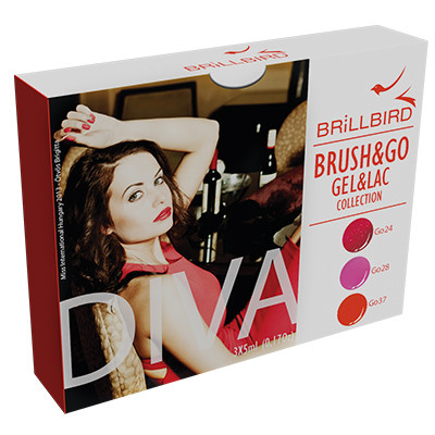 BrillBird DIVA Brush&Go Gel&Lac készlet