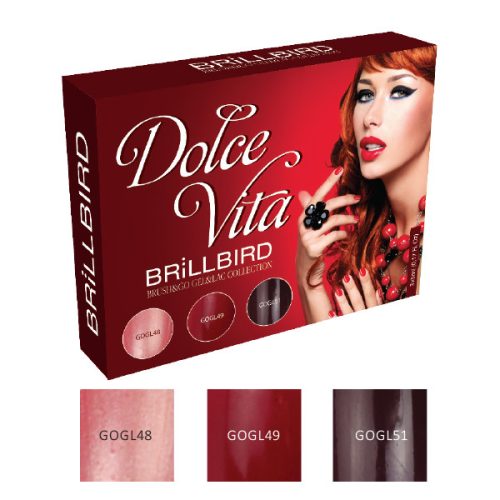 BrillBird DOLCE VITA Brush&Go GEL&LAC KÉSZLET