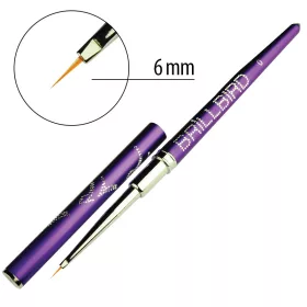 BrillBird 0 díszítő ecset - vékony heggyel