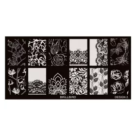 BrillBird Körömnyomda lemez - design 2