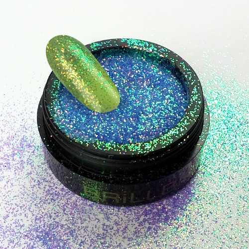 BrillBird Csillámpor - CS05 türkiz