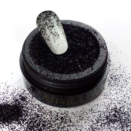 BrillBird Csillámpor - CS08 fekete