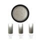 Crystal Nails ChroMirror króm pigmentpor - Fine silver