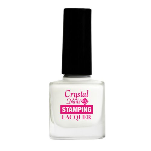 Crystal Nails Stamping lacquer nyomdalakk-fehér (4ml)