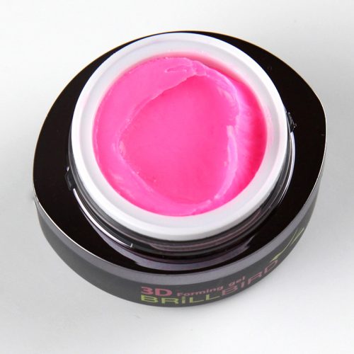 BrillBird 3D Forming gel 3 (pink) rózsaszín gyurmazselé - 3ml