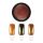 Crystal Nails ChroMirror króm pigmentpor Bronze