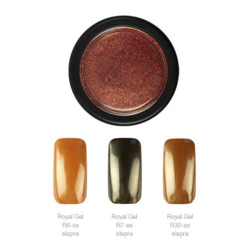 Crystal Nails ChroMirror króm pigmentpor Bronze