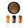 Crystal Nails ChroMirror króm pigmentpor Brown