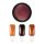 Crystal Nails ChroMirror króm pigmentpor Wine Red