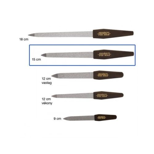 Szilágyi Manikűr reszelő 15 cm 6 matt