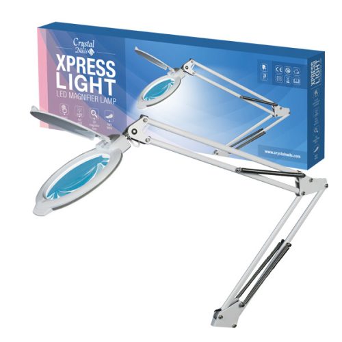 Crystal Nails Xpress Light nagyítós asztali LED lámpa