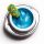 BrillBird Designer Gel 9 - világoskék festőzselé (light blue) 4,5ML