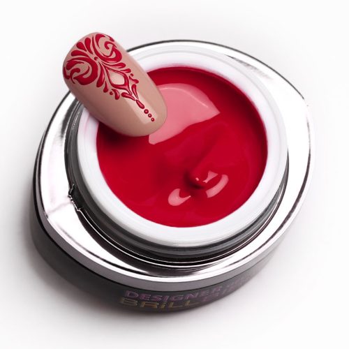 BrillBird Designer Gel 7 - piros festőzselé (red) 4,5ML