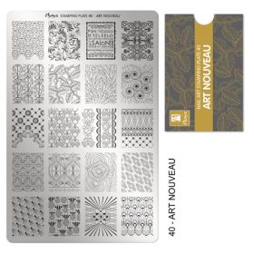 Moyra nyomdalemez 40 Art Nouveau