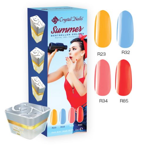 2017 Bestseller Colors Summer Crystal Nails Royal Gel kit