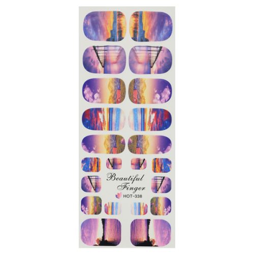 Crystal Nails Teli matrica (HOT338)