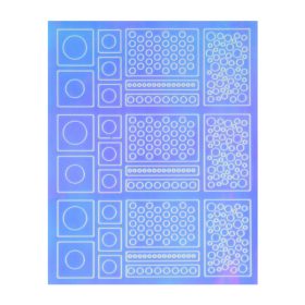 Crystal Nails Mirror Nail Art Sticker 1