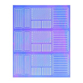 Crystal Nails Mirror Nail Art Sticker 3