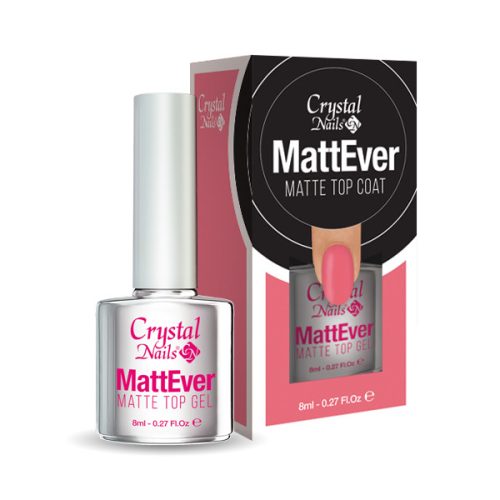 Crystal Nails MattEver Matt Top Gel - 8ml